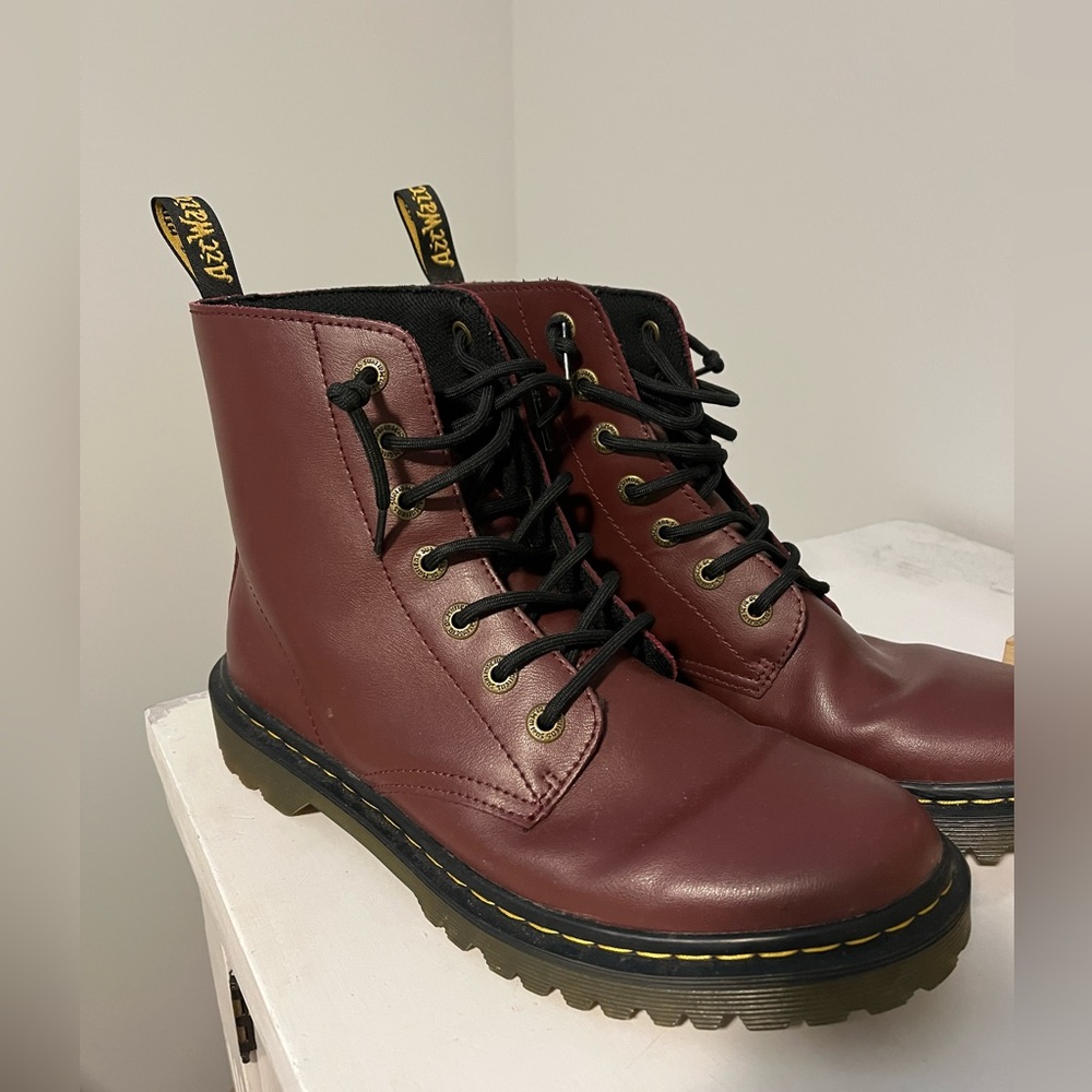 Doc Martens Maroon Boots